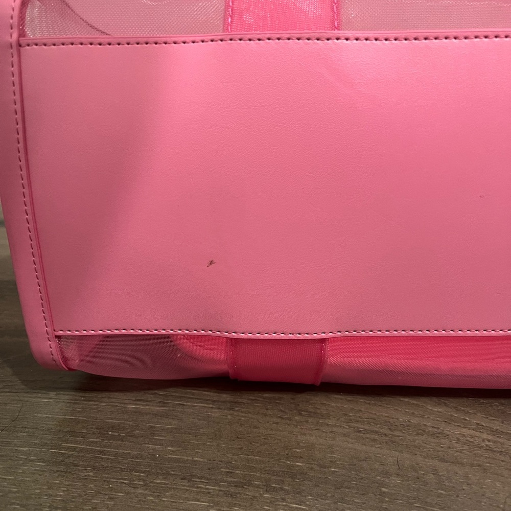 Marc Jacobs Large Pink Mesh Tote Bag - Picture 7 of 8